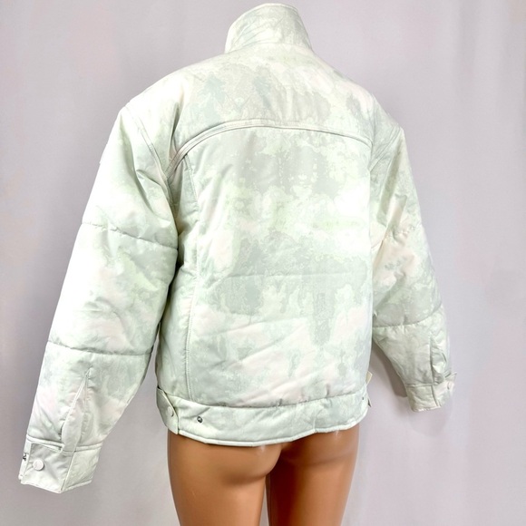 Free People NWT $348 Sage Snow Bunny Slope Boxy Ski Puffer Jacket Snowboarding - Picture 7 of 16